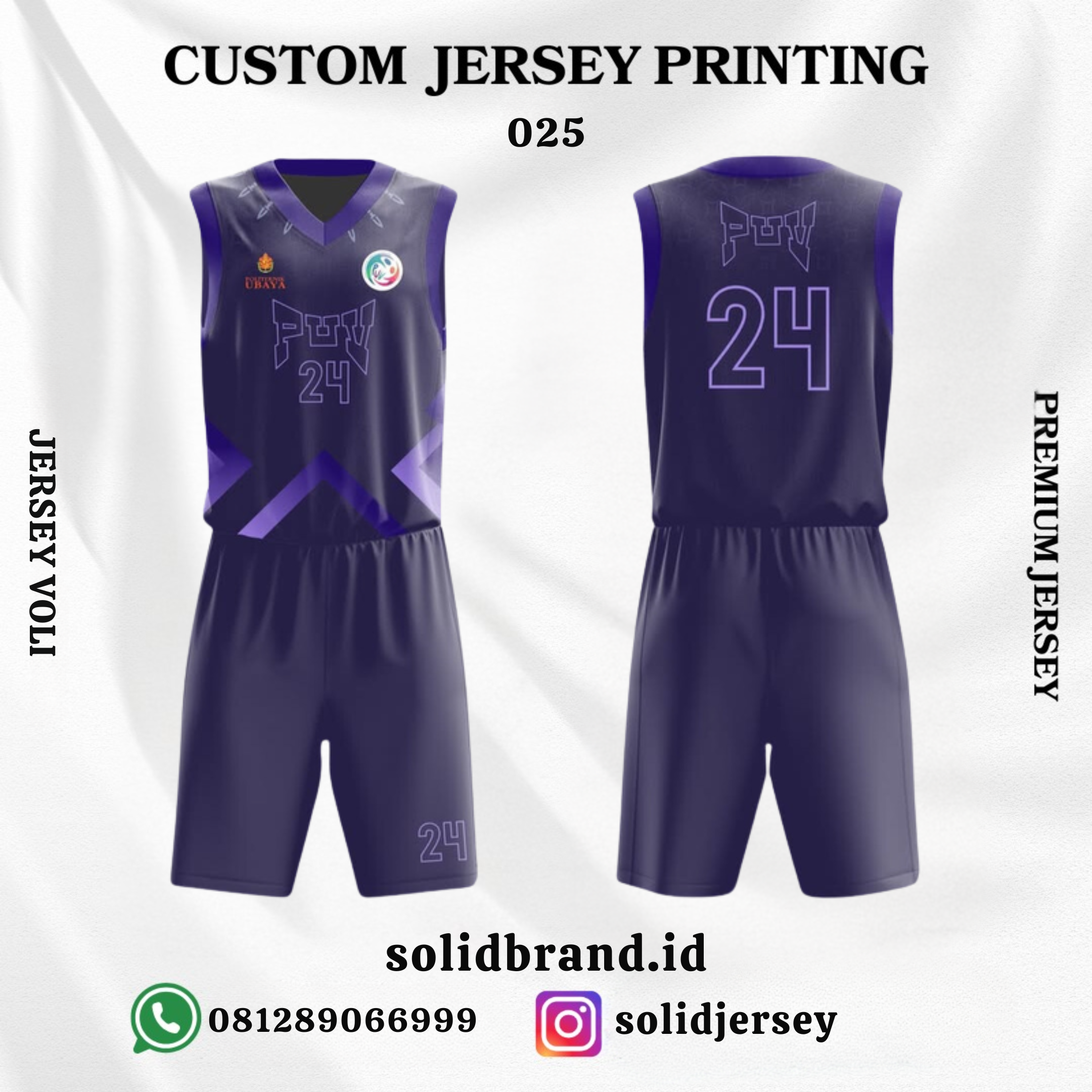 SOLID Jersey Voli Custom – Full Printing