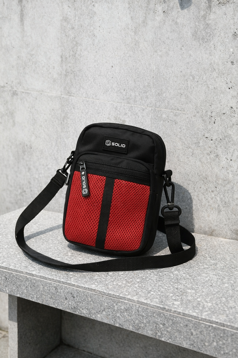 SOLID Mini Sling Bag – Tas Selempang Pria Wanita